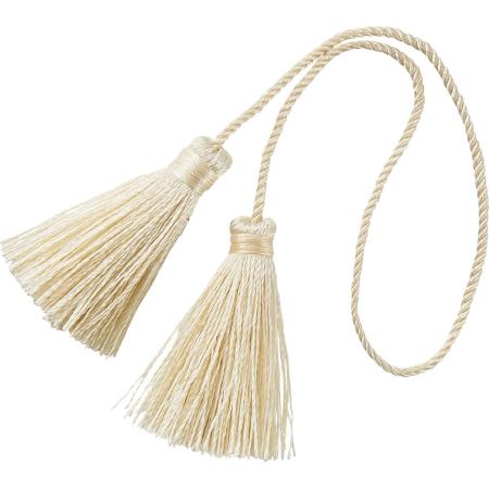 即日★ダブルタッセルSS　5コ入　HF27421/IV　アイボリー/25-1289-11