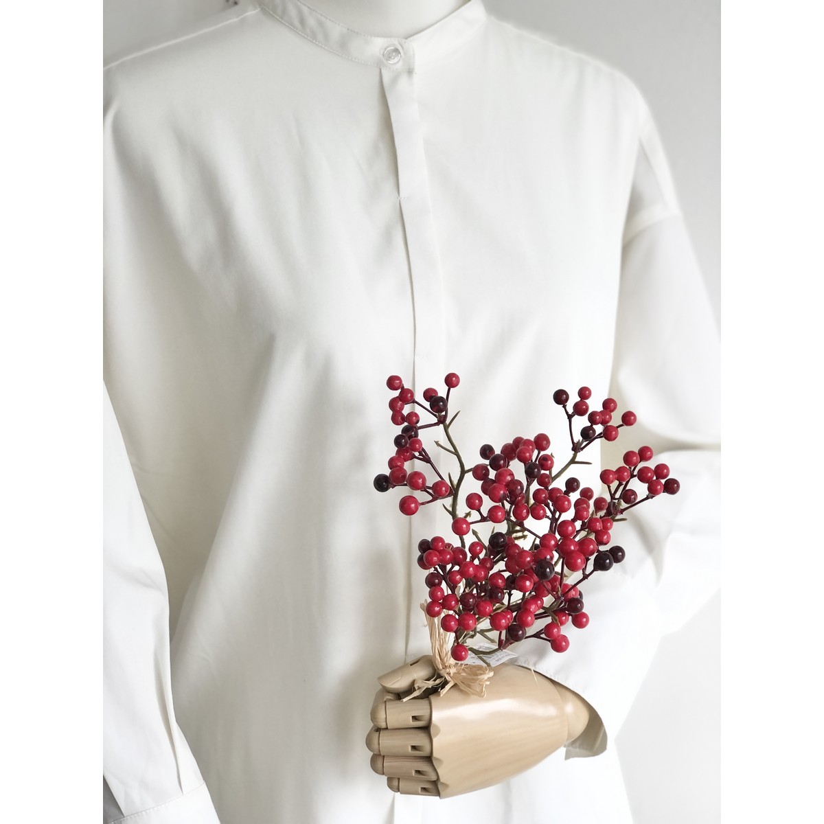 【造花】ビバ工芸/VEG-5604 ベリーピック RE 3ホン/VEG-5604RE