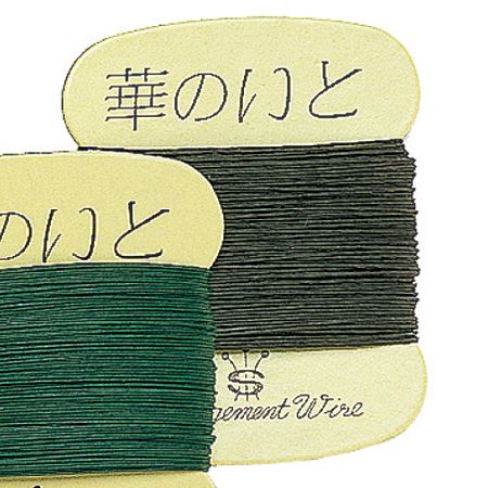 即日★華のいと/紙巻ワイヤー　5個　#8　ブラウン/#30バンX約20M/AW000210-008