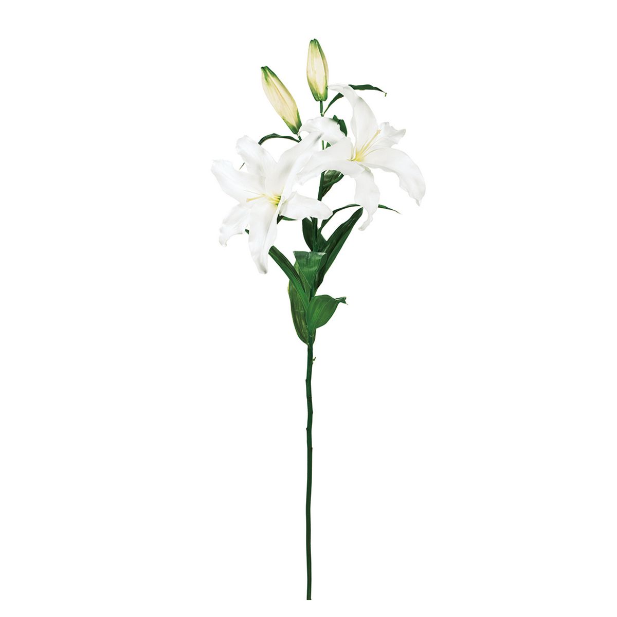 即日★【造花】東京堂/オードリーカサブランカ　2輪　WHITE/FW032306