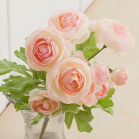 即日★【造花】MAGIQ東京堂/カレンラナンブッシュ　クリームピンク/FM006069-046