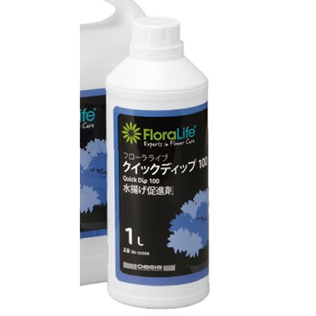 即日★オアシス/フローラライフ　クイックディップ100水揚促進剤　1L  1000/80-32009