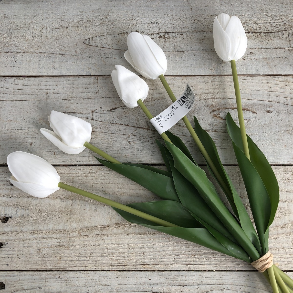 即日★【造花】MAGIQ東京堂/ミレチューリップバンドル #1 WHITE/FM008051-001