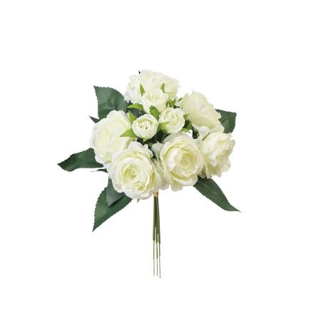 即日★【造花】MAGIQ東京堂/パステルローズピック #1  CR/WH クリームホワイト/FM003230-001