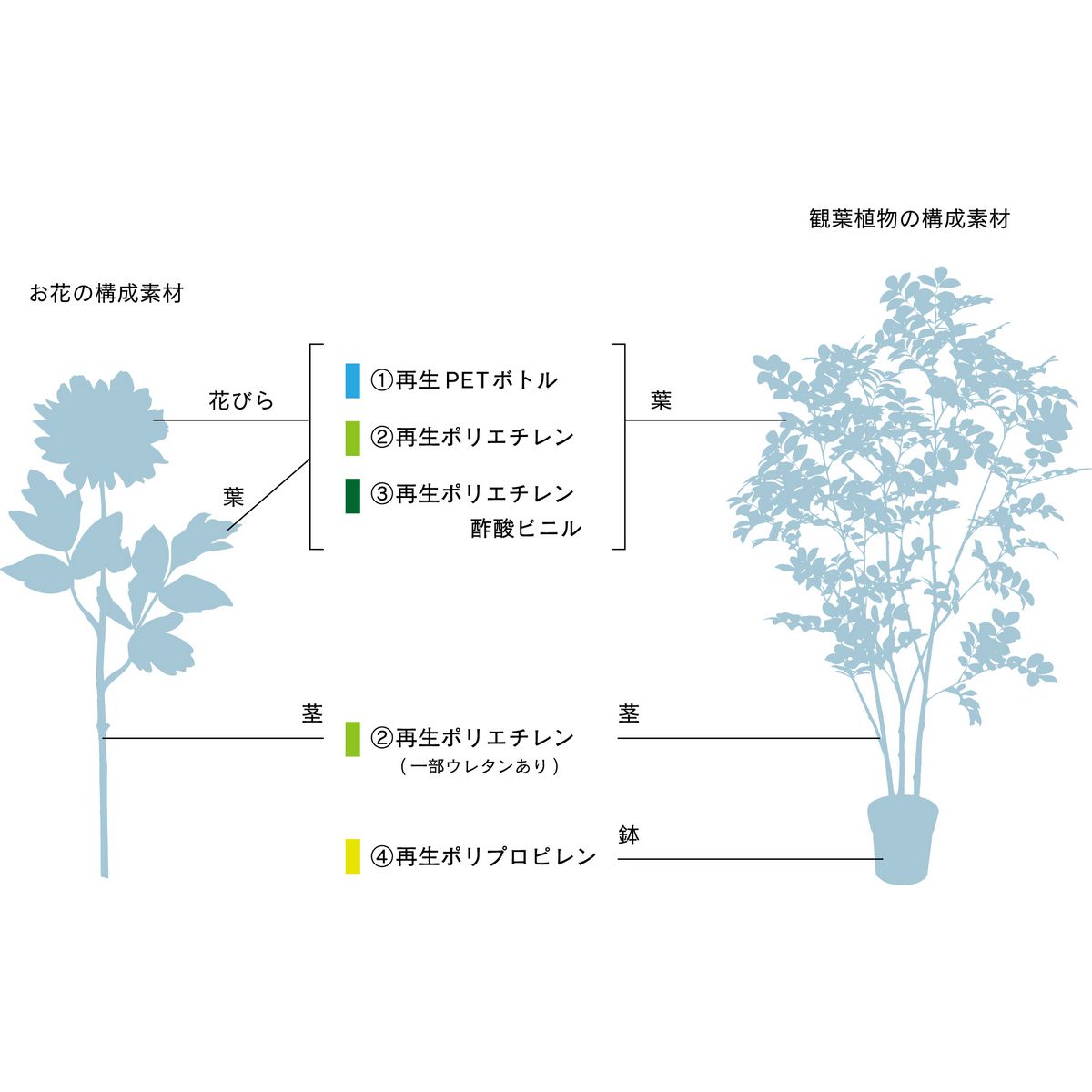即日★【造花】MAGIQ東京堂/ReCO マリーオンシジウム #1  WHITE ホワイト/FM302513-001