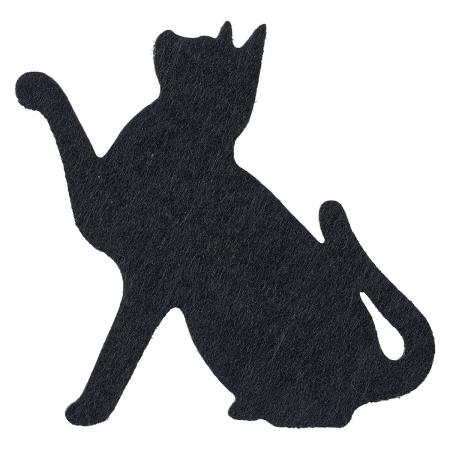 即日★特価◎黒猫フェルトパーツB BLACK/ZE005304
