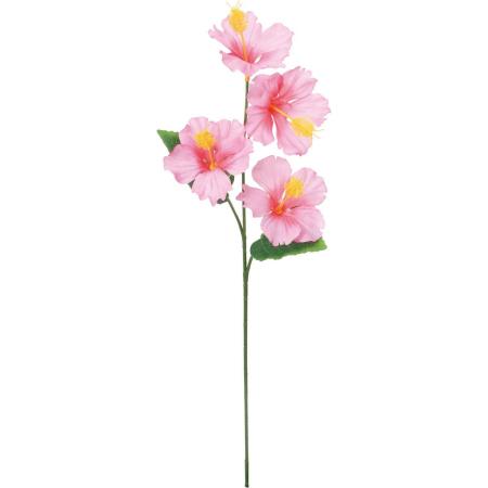 大特価◎即日★【造花】YDM/ミニハイビスカススプレー ピンク/FS-8372P