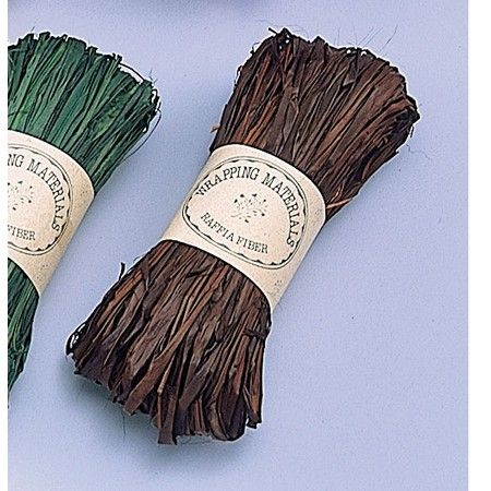 即日★大地農園/ラフィアファイバー　約50g　コゲ茶/60110-840