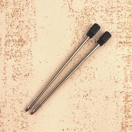 即日★ ハーバリウムボールペン専用替え芯 ゲルインク0.5mmブラック 2本