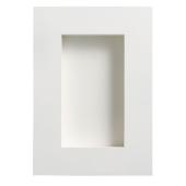 即日★クレイ/ボックスウッドフレーム W　WHITE/680-083-102