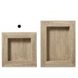 クレイ/Shabby wood frame NATURAL BROWN/680-035-202