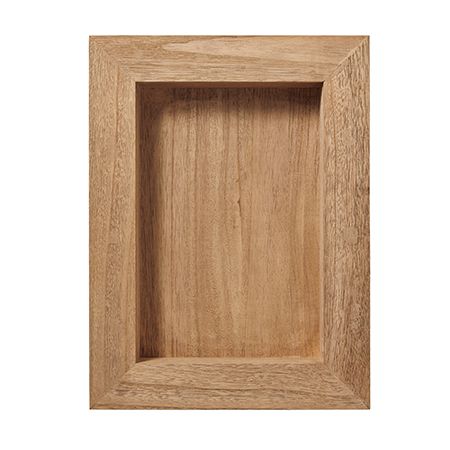 クレイ/Shabby wood frame NATURAL BROWN/680-036-202