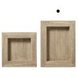 クレイ/Shabby wood frame NATURAL BROWN/680-036-202