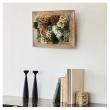 クレイ/Shabby wood frame NATURAL BROWN/680-036-202