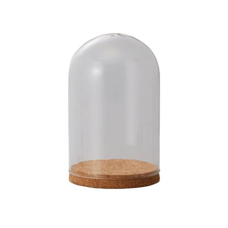 即日★クレイ/Glass Dome with Cork 10φ16H CLEAR/777-432-000