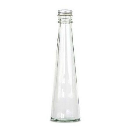 即日★ハーバリウム瓶(テーパー)200ml アルミキャップ付「キャップ色:シルバー」