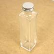即日★ハーバリウム瓶(角)150ml アルミキャップ付「キャップ色:シルバー」