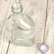 即日★ ハーバリウム瓶(ウィスキー1:ポケット)200ml 専用アルミキャップ付「キャップ色:シャンパンシルバー」
