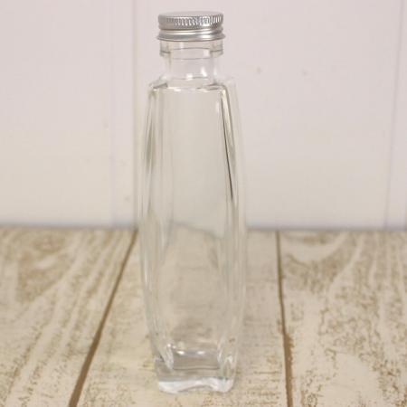 アウトレット◎即日★ ハーバリウム瓶(パルファム)200ml アルミキャップ付「キャップ色:シルバー」