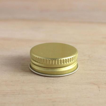 即日★ハーバリウム瓶付け替え用 アルミキャップ(単品) 「キャップ色:ゴールド」