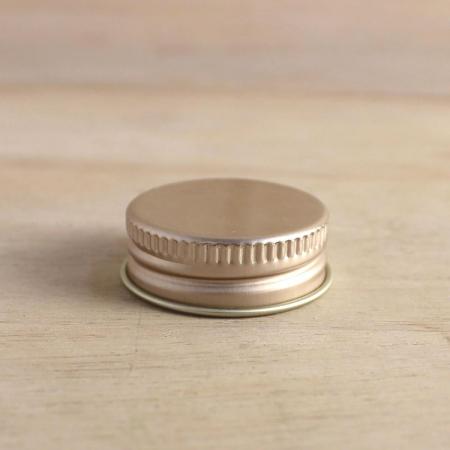 即日★ ハーバリウム瓶付け替え用 アルミキャップ(単品) 「キャップ色:ローズゴールド」