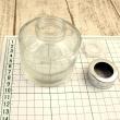 即日★ リードディフューザー用ガラス瓶 丸型 150ml 銀カバー+中栓付
