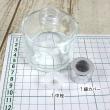 即日★ リードディフューザー用ガラス瓶 丸型 100ml  銀カバー+中栓付