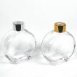 即日★ リードディフューザー用ガラス瓶 扁円形 160ml 銀カバー+中栓付