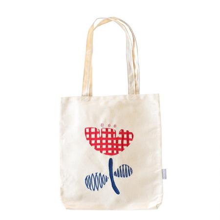 ito&/刺繍トートバッグ 大 neopop(ネオポップ) おえかきチューリップ/IT001-7