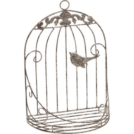 NatureDesigns/鳥かご・バルコニー小 グレイ/44892