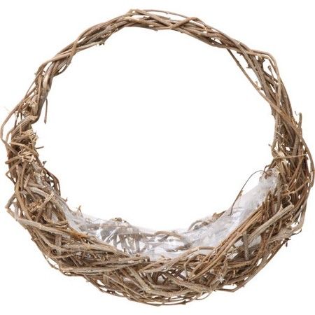 即日★NatureDesigns/バッグリース30cm N(ホワイトペイント有り)/45320