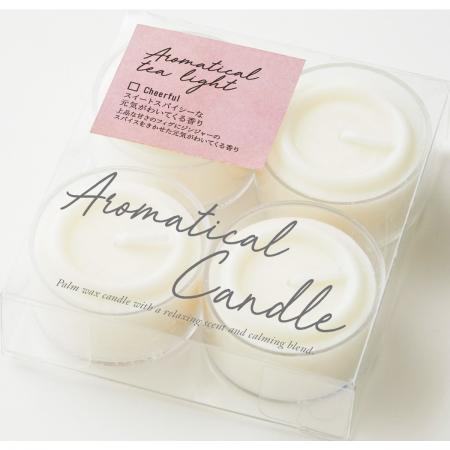 カメヤマ/アロマティカルティーライト4個入り チアフル/BA827058030