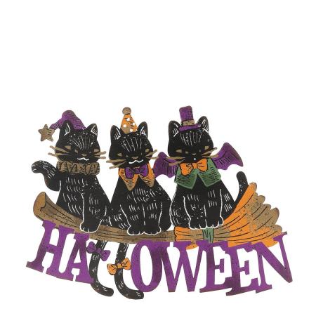 CARNAC/ハロウィンプレート26スリーキャット/HPWP08