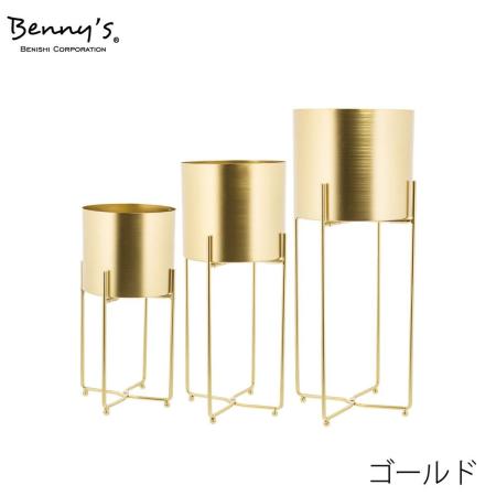 特価◎Benny’s/メタルプランタースタンドS/3(3サイズセット)/TP-184G