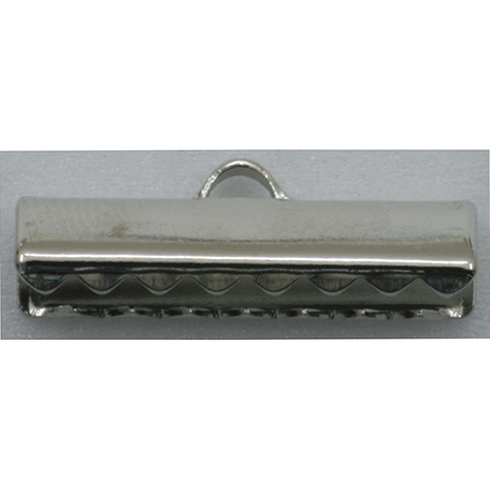 NBK日本紐釦貿易/チョーカー金具 20mm 10個 T/2-93 シルバー/KE523-S
