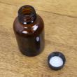 遮光性ガラス瓶　100ml　ブラウン 　キャップ付き