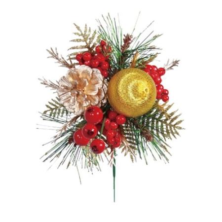 特価◎即日★【造花】ビバ工芸/VD-4156 迎春ピック GO/YE/VD-4156