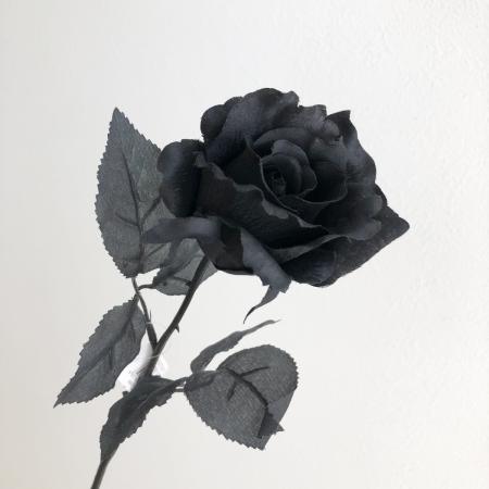 即日★【造花】ビバ工芸/VE-6722 ニューエリザローズ BK/VE-6722