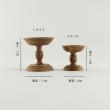 志成販売/LEDキャンドルを置くのにちょうど良いコンポート(L)/304967
