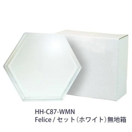 即日★Hacocoro/フェリーチェ(無地箱) ホワイト/HH-C87-WMN