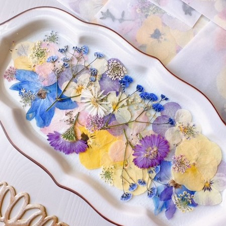 即日★【ドライ】m flowers/押し花 ロストフラワー詰め合わせ
