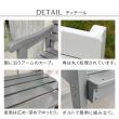 【直送】住まいスタイル/天然木製ベンチ 幅130 「Elan」(エラン) グレー/EL-130GRY