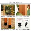 【直送】住まいスタイル/天然木製アーチ 190 1台 「Flex Pergola」(フレックス パーゴラ) ライトブラウン