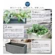 【直送】住まいスタイル/マグネシウムプランター URBAN STONE(アーバンストーン) 幅36cm グレー