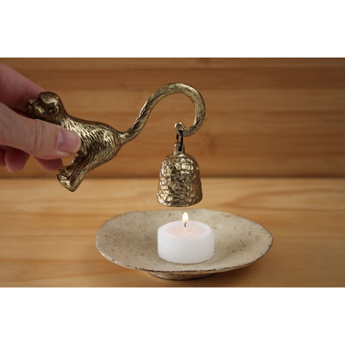 SOW/PEWTER CANDLE SNUFFER モンキー/DRDF3001