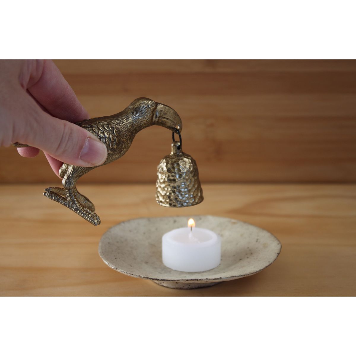 SOW/PEWTER CANDLE SNUFFER バード/DRDF3002