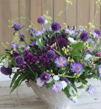 【生花】うきうきスチューデント9月号:秋の草花アレンジ